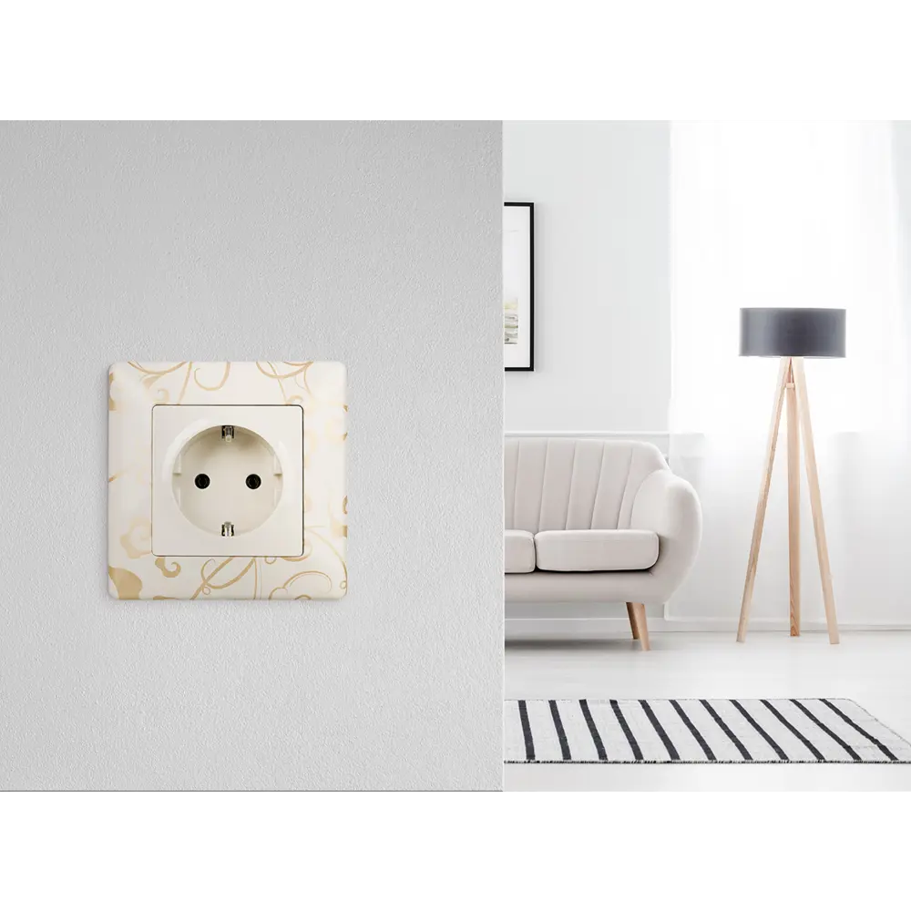 Розетка Legrand Valena life 2 контакта с заземлением цвет слоновая кость 82169344 STLM-2120396 - Вид №12