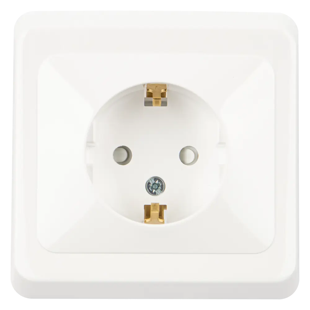 Розетка SYSTEME ELECTRIC Этюд с защитными шторками для безопасного подключения 11300762 STLM-1115815