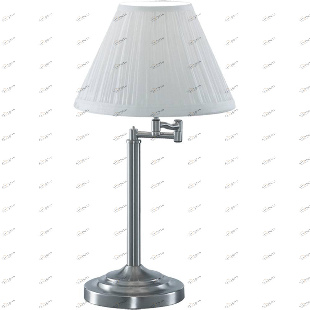 Настольная лампа дизайнерская Had A2872LT-1SS ARTE LAMP КЛАССИЧЕСКИЕ 080096 Белый;серебро 