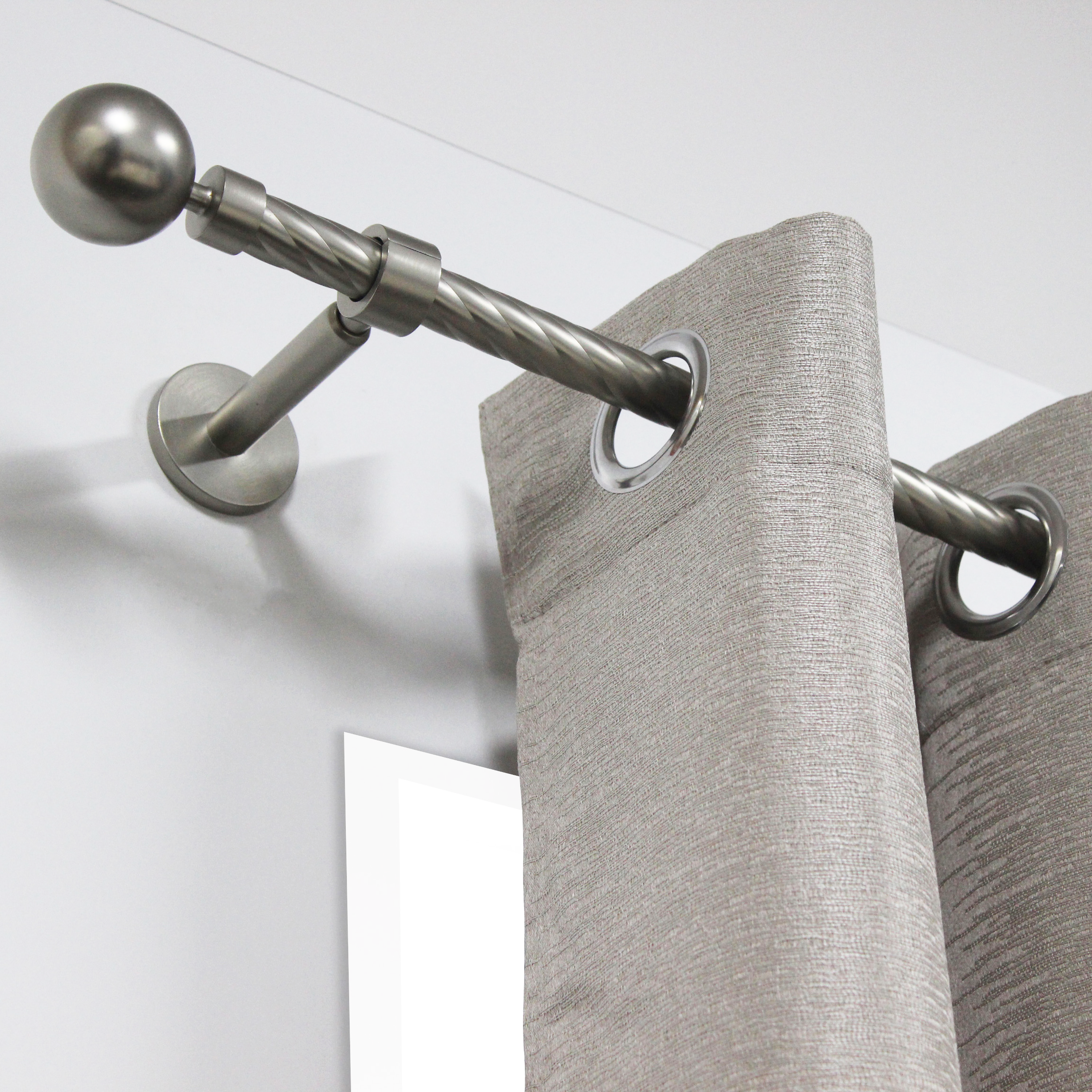 Карниз витой Inspire 200 см для штор с матовым никелевым покрытием 82550731 STLM-0029671 - Вид №3