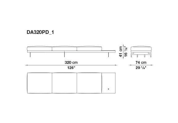 Кожаный диван B&B Italia док ARCH-00130675 - Вид №75
