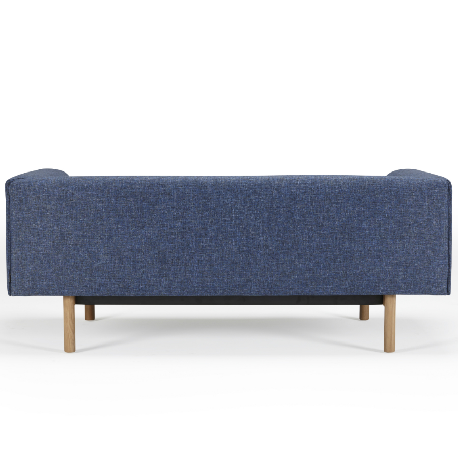 Диван-софа двухместный с мягкими подлокотниками Ebeltoft, лакированный дуб, светло-голубой Kragelund 21002202245 - Вид №3