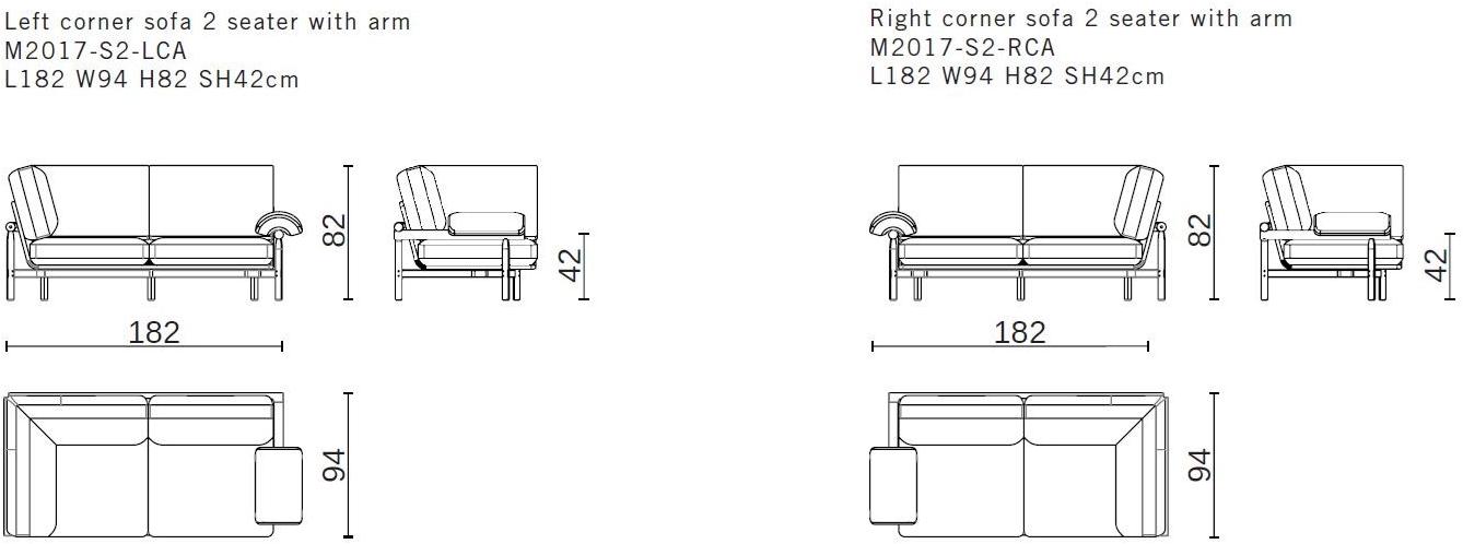 District Eight Модульный диван в дубе Stilt M2016  - Вид №16