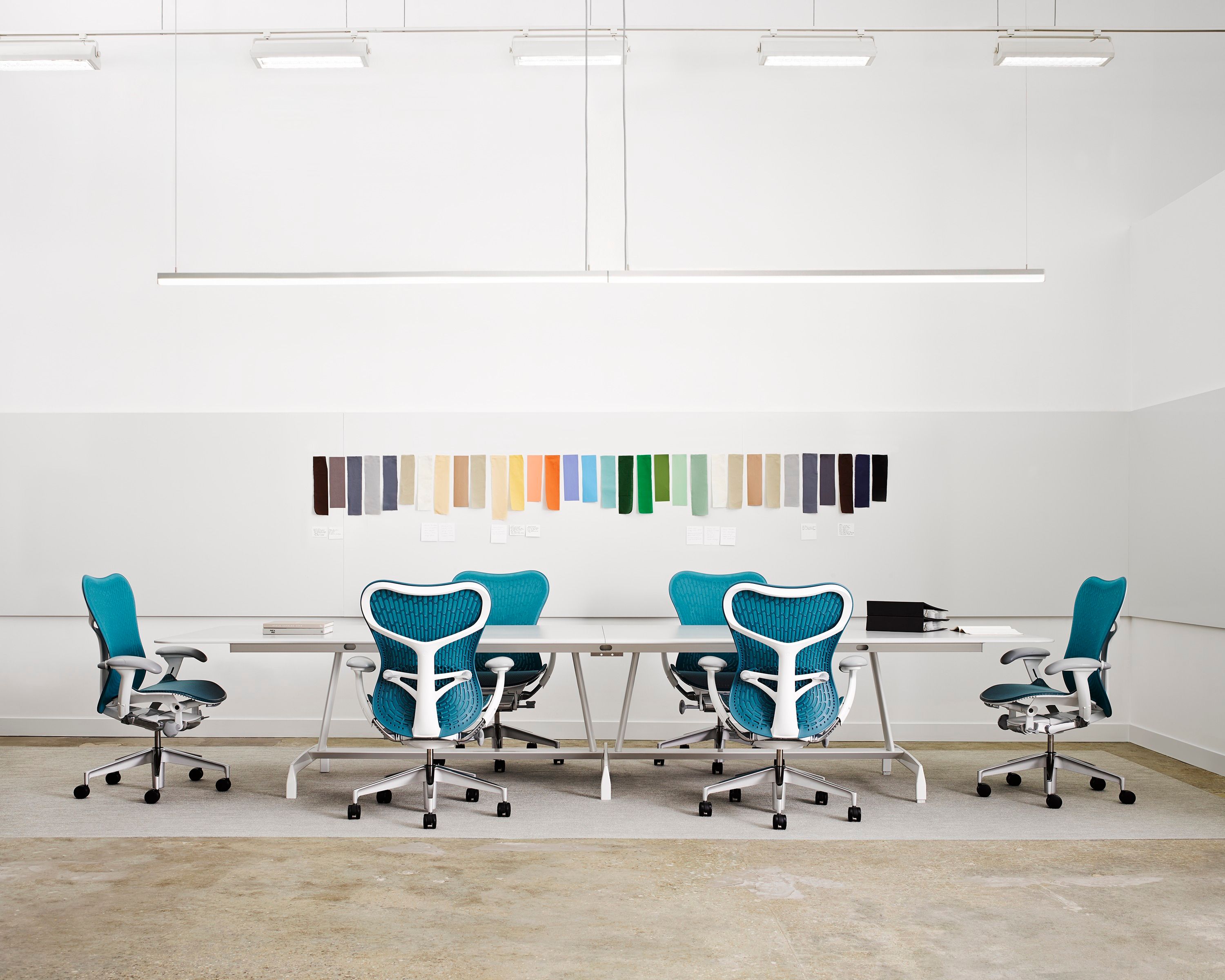 Эргономичное офисное кресло с вращающейся тканью Butterfly Herman Miller Mirra 2 ARCH-00092336 - Вид №25