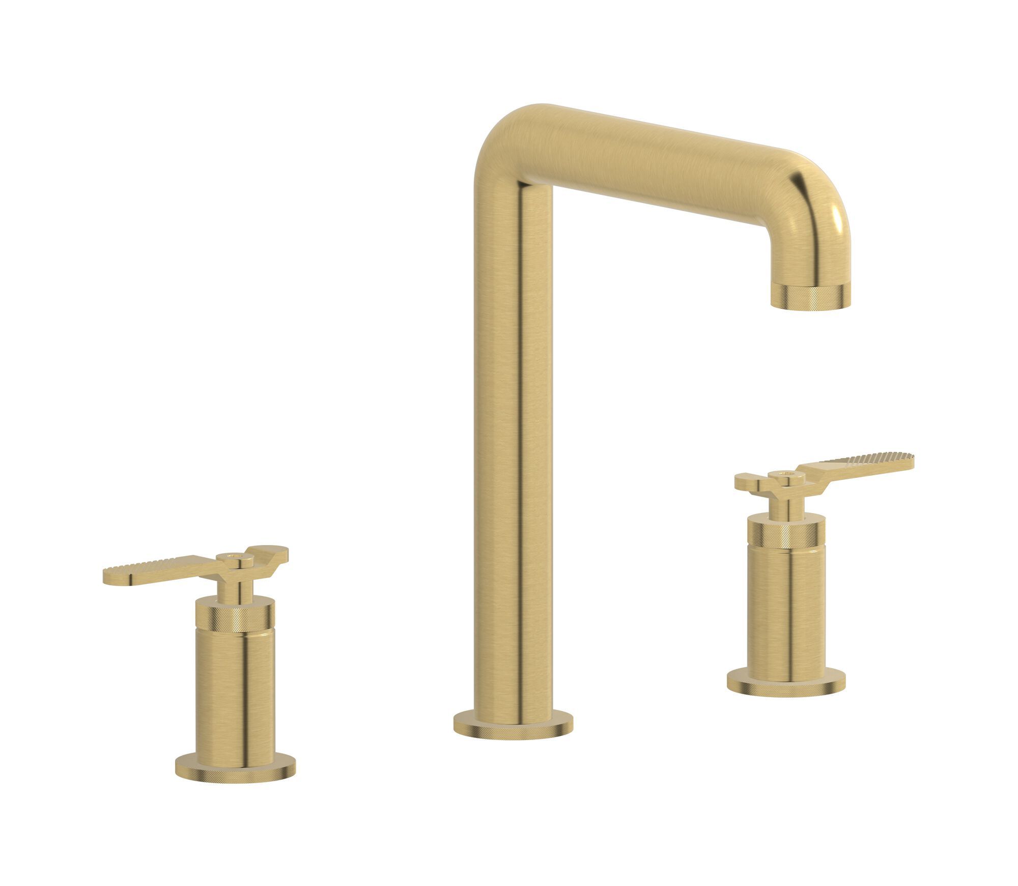 Смеситель для раковины с 3 отверстиями для пола с автоматическим сливом IB Bold ARCH-00122073 - Вид №14