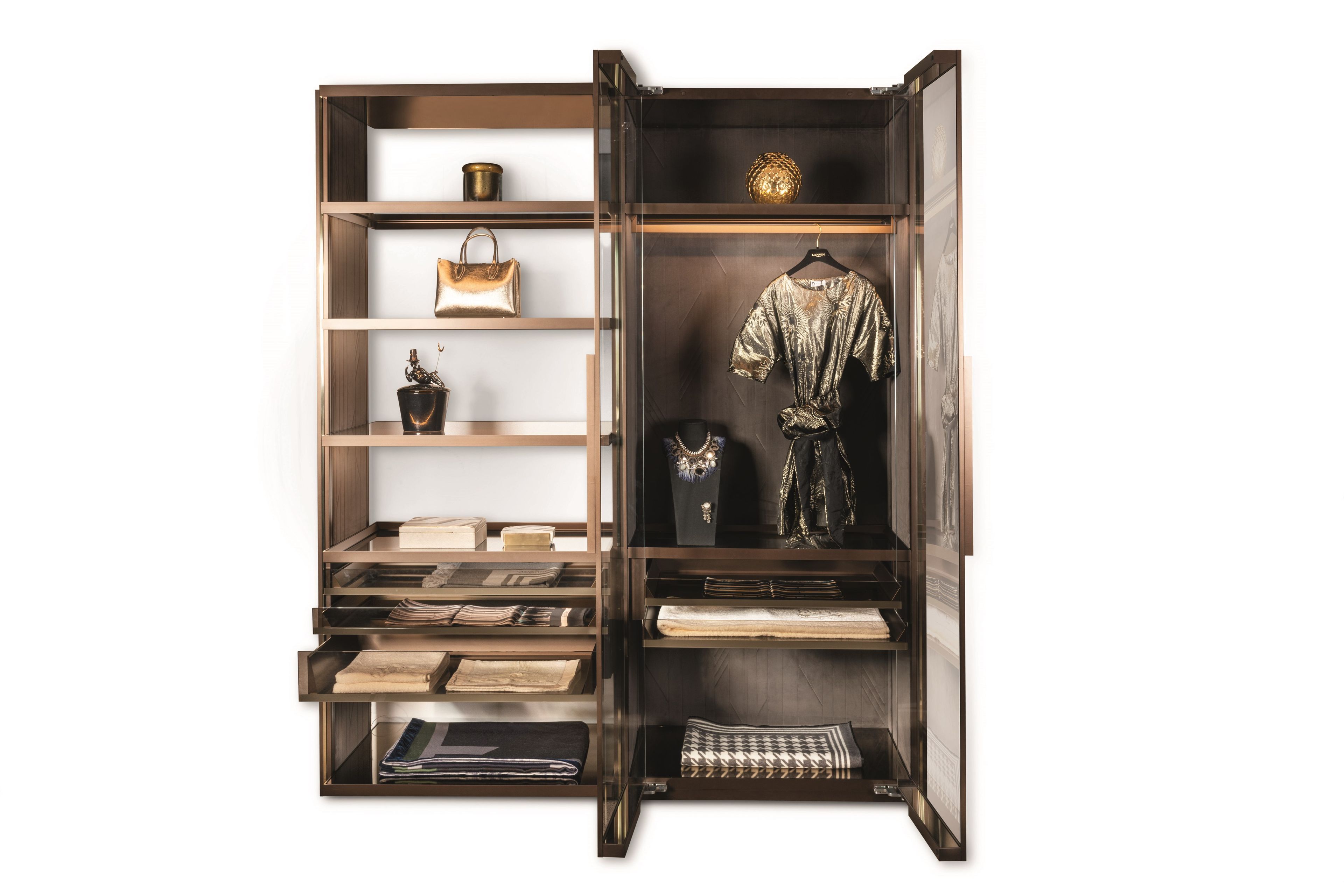 Алюминиевая секционная гардеробная Visionnaire ARCH-00105128 - Вид №1