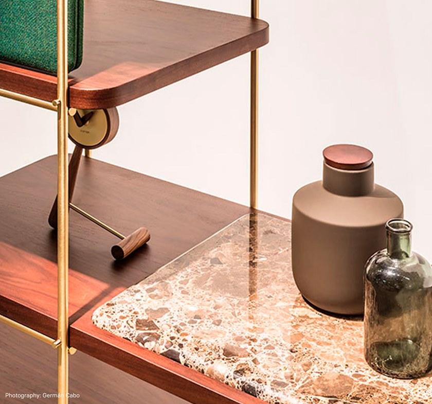 Momocca Модульный книжный шкаф с подставкой под телевизор Julia Jm04 - Вид №7