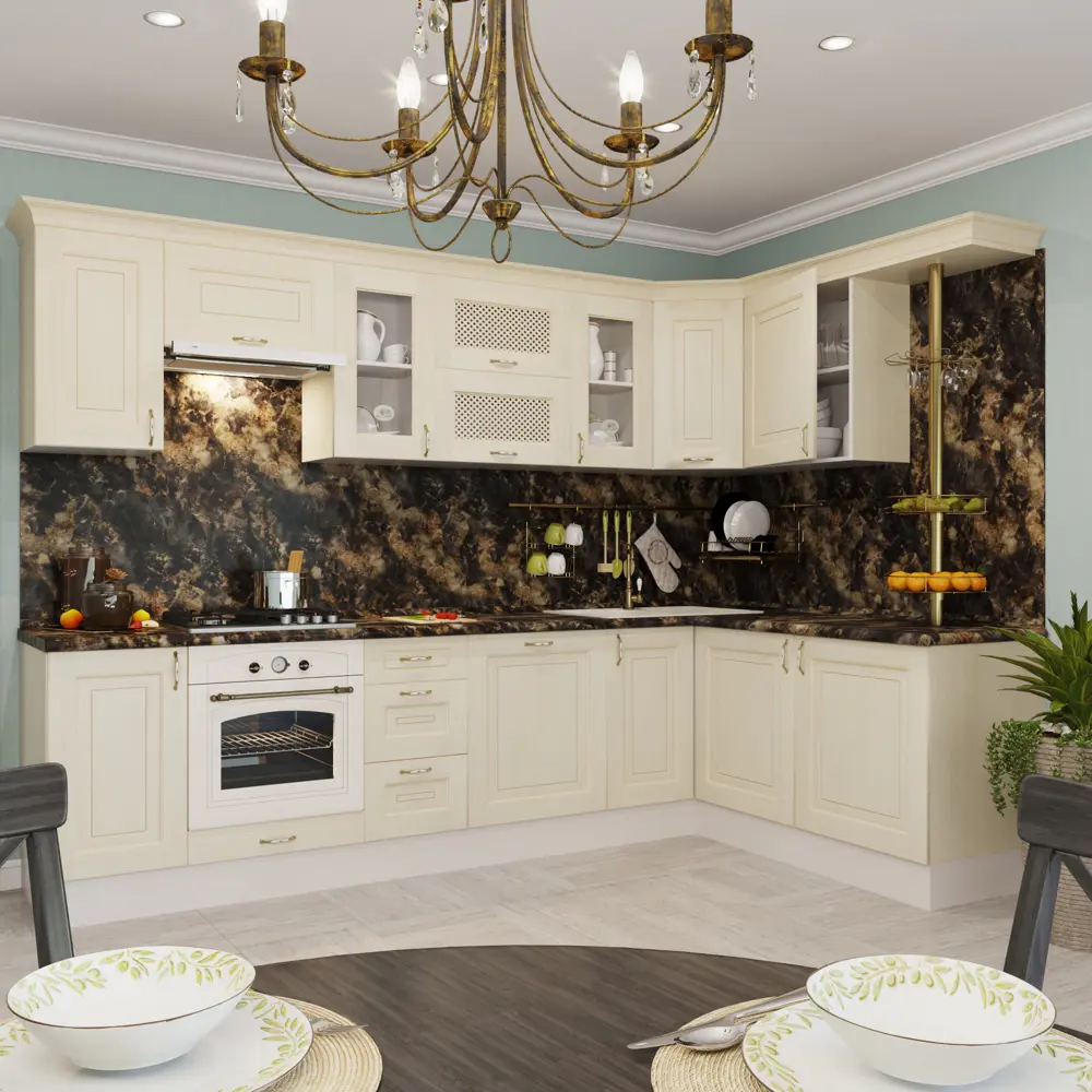 Фальшпанель для навесного шкафа «Нэнси» 92х35 см, цвет бежевый 15046642 STLM-2053273 DELINIA - Вид №2