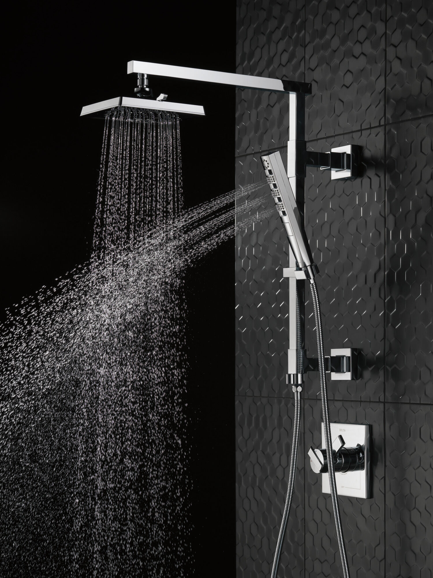 58410-PN Душевая колонна угловая 18 дюймов Delta Faucet Universal Showering Полированный никель  - Вид №19