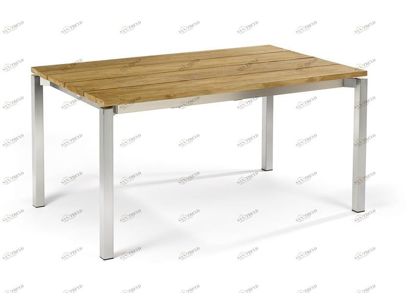 FISCHER MÖBEL Прямоугольный садовый стол из тикового дерева раздвижной Modena sun-id-1354174