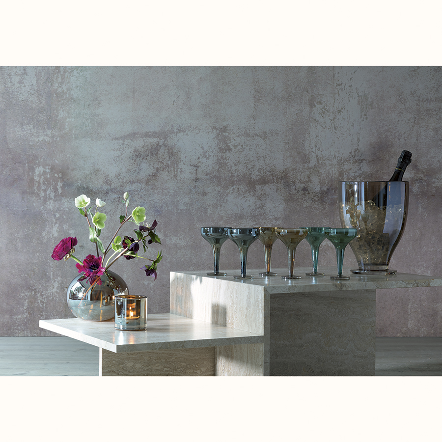 G1662-08-141 Подсвечник signature, epoque, 8,5 см, янтарь LSA International  - Вид №4