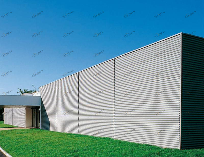 VMZINC Гофрированный титан-цинковый фасад sun-id-1352685