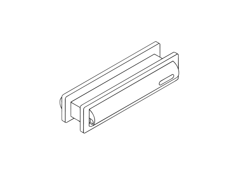 680.110.1 почтовый ящик HEWI Türzubehör 