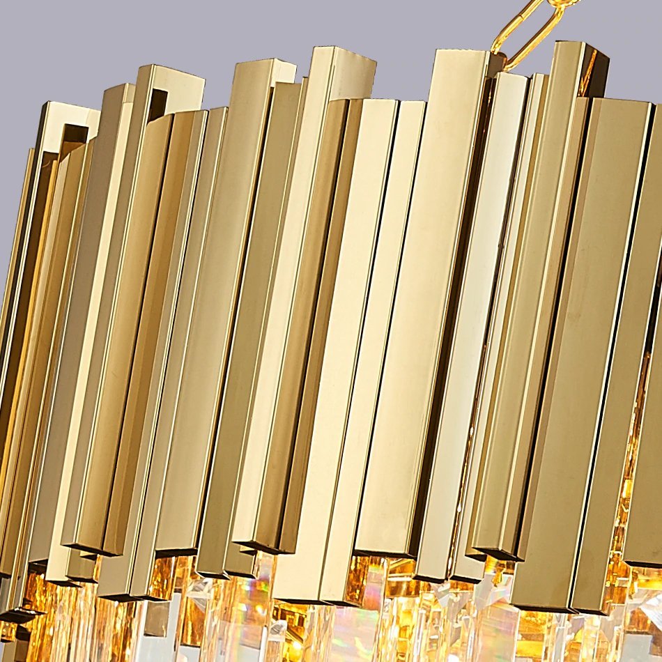 Люстра стеклянная 35х40 см золотая Barclay MD19090002-4A DELIGHT COLLECTION ДИЗАЙНЕРСКИЕ 00-3883110 Золото;прозрачный  - Вид №1