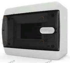 Бокс внешний на 2 модуля Tekfor (черная прозрачная дверь) 7278