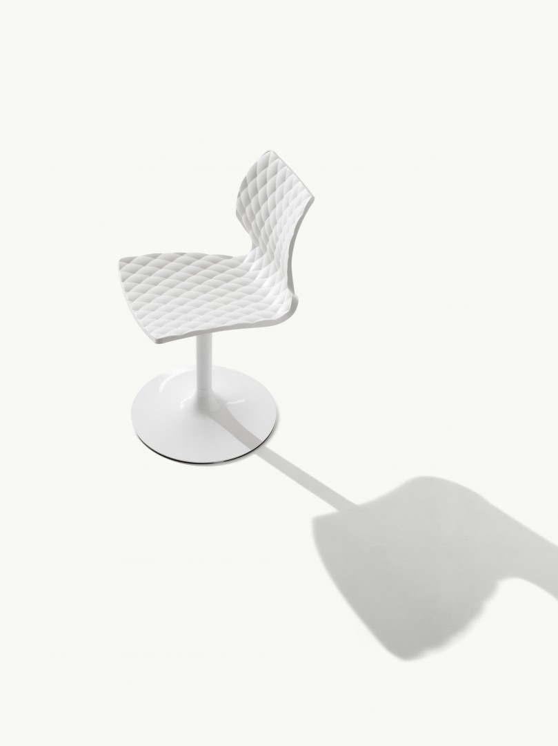 Uni603 Вращающийся стул с центральной стальной основой и полипропиленовой оболочкой. Et al. Uni - Вид №1