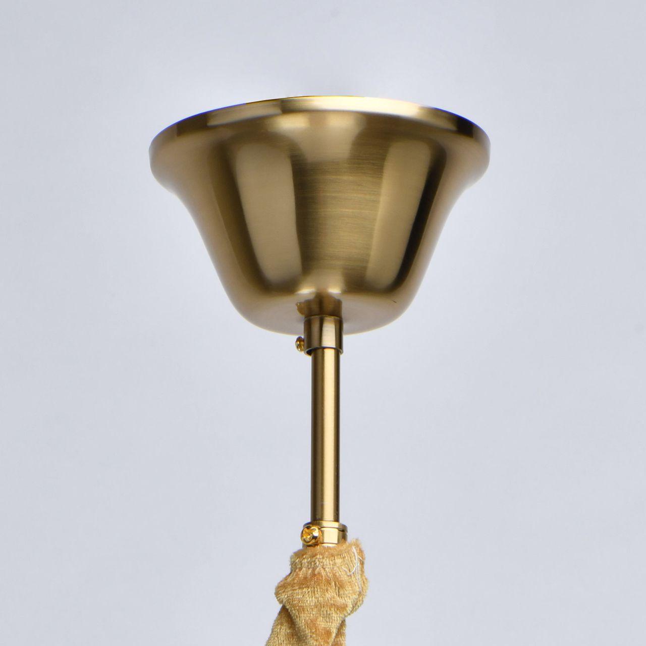 Подвесная люстра MW-Light Консуэлло 614012506 MW-LIGHT ДИЗАЙНЕРСКИЕ, КОНСУЭЛЛО 285794 Бронза  - Вид №1