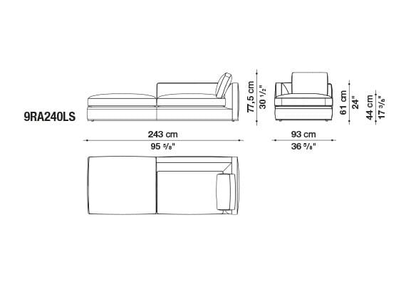Ткань диван B&B Italia Ричард ARCH-00082196 - Вид №24