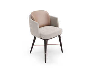 Тканевый стул с подлокотниками