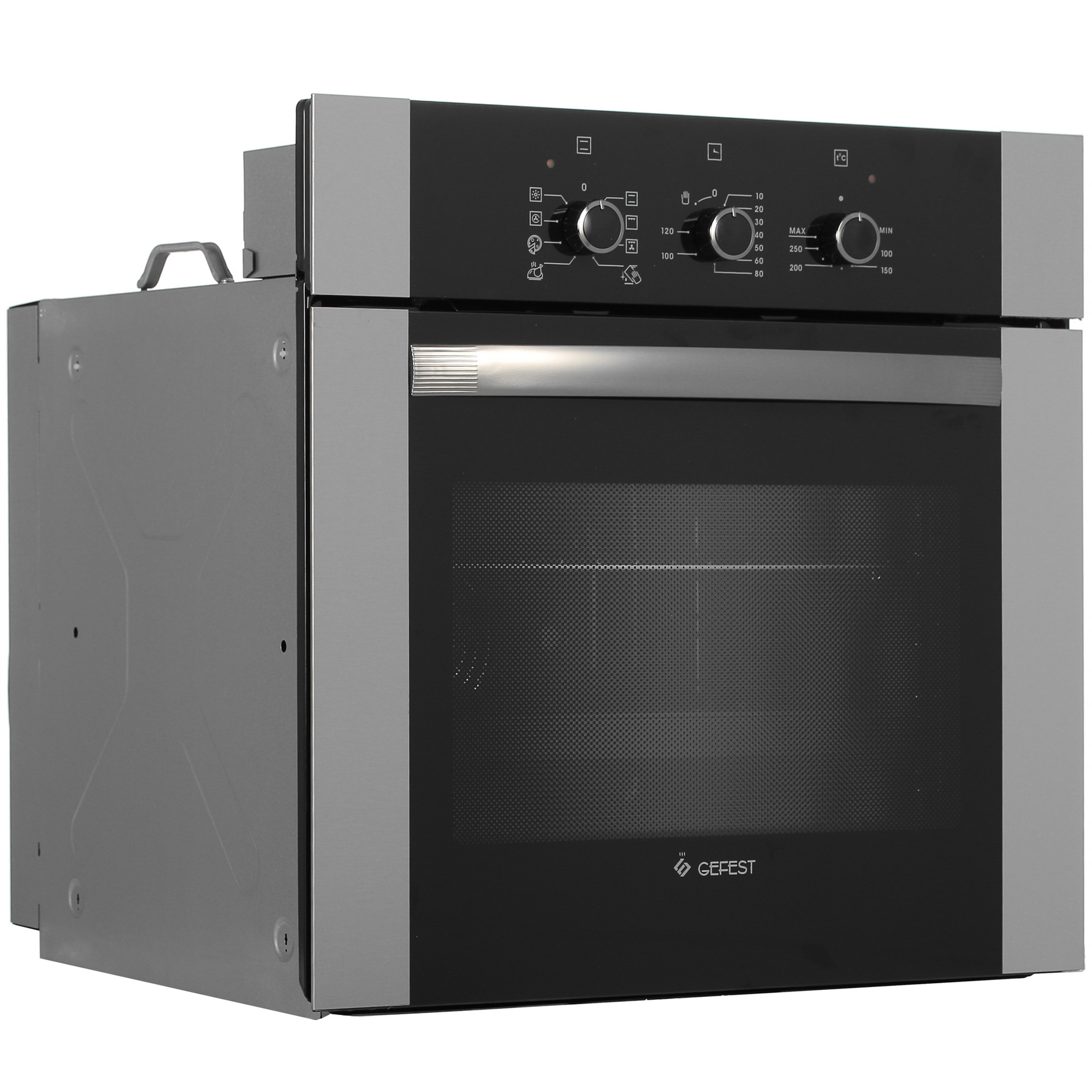 1115642 Электрический духовой шкаф Gefest ЭДВ ДА 622-01 Н3 серебристый STDN-0147803 - Вид №1