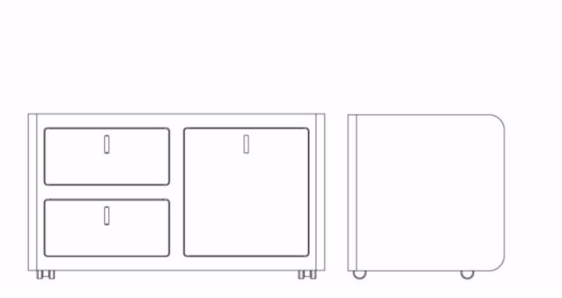 Dieffebi Офисный ящик из металла Personal storage 97220338q - Вид №4