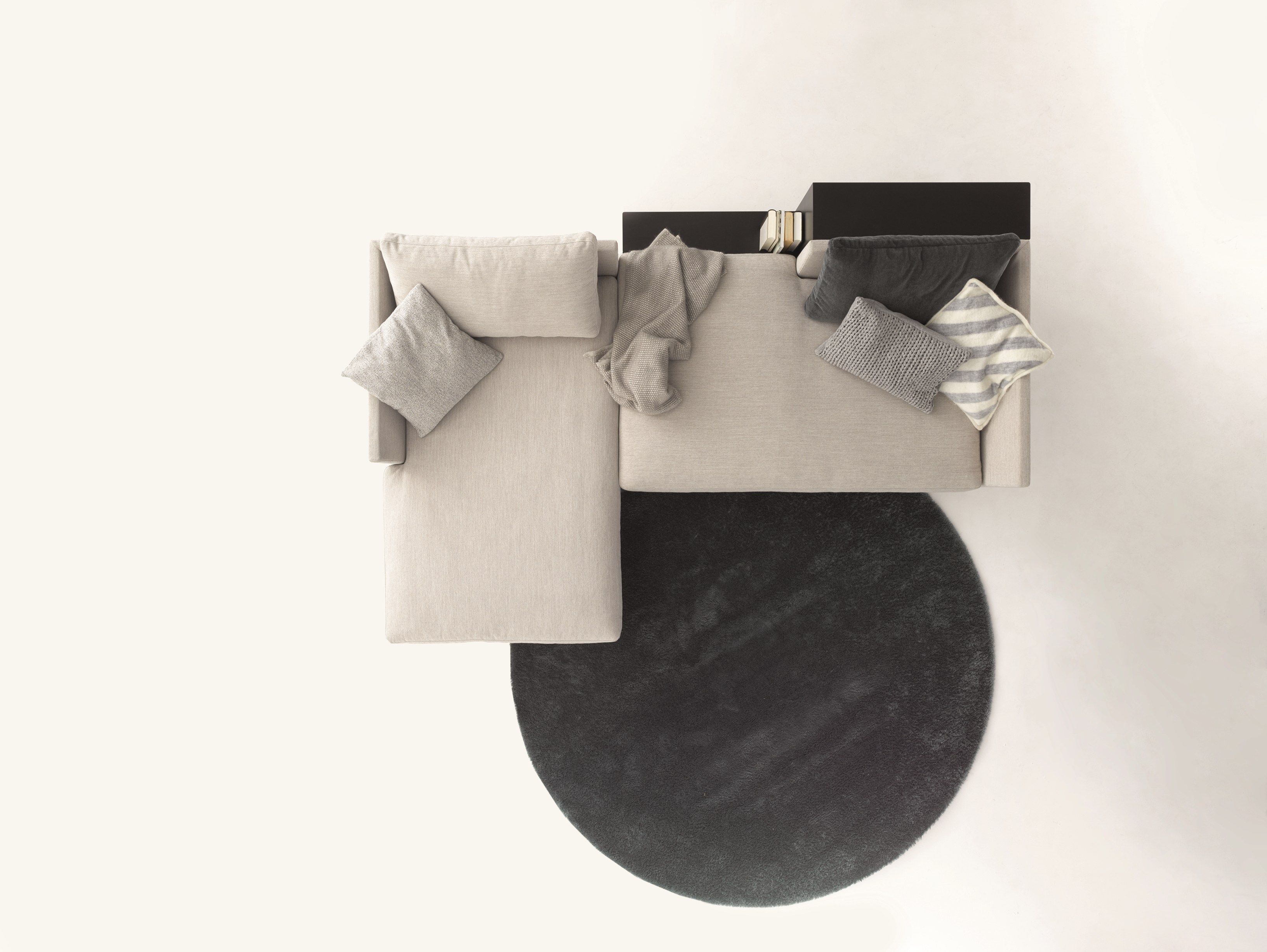 Тканевый диван с полуостровом COR Pilotis ARCH-00002323 - Вид №10