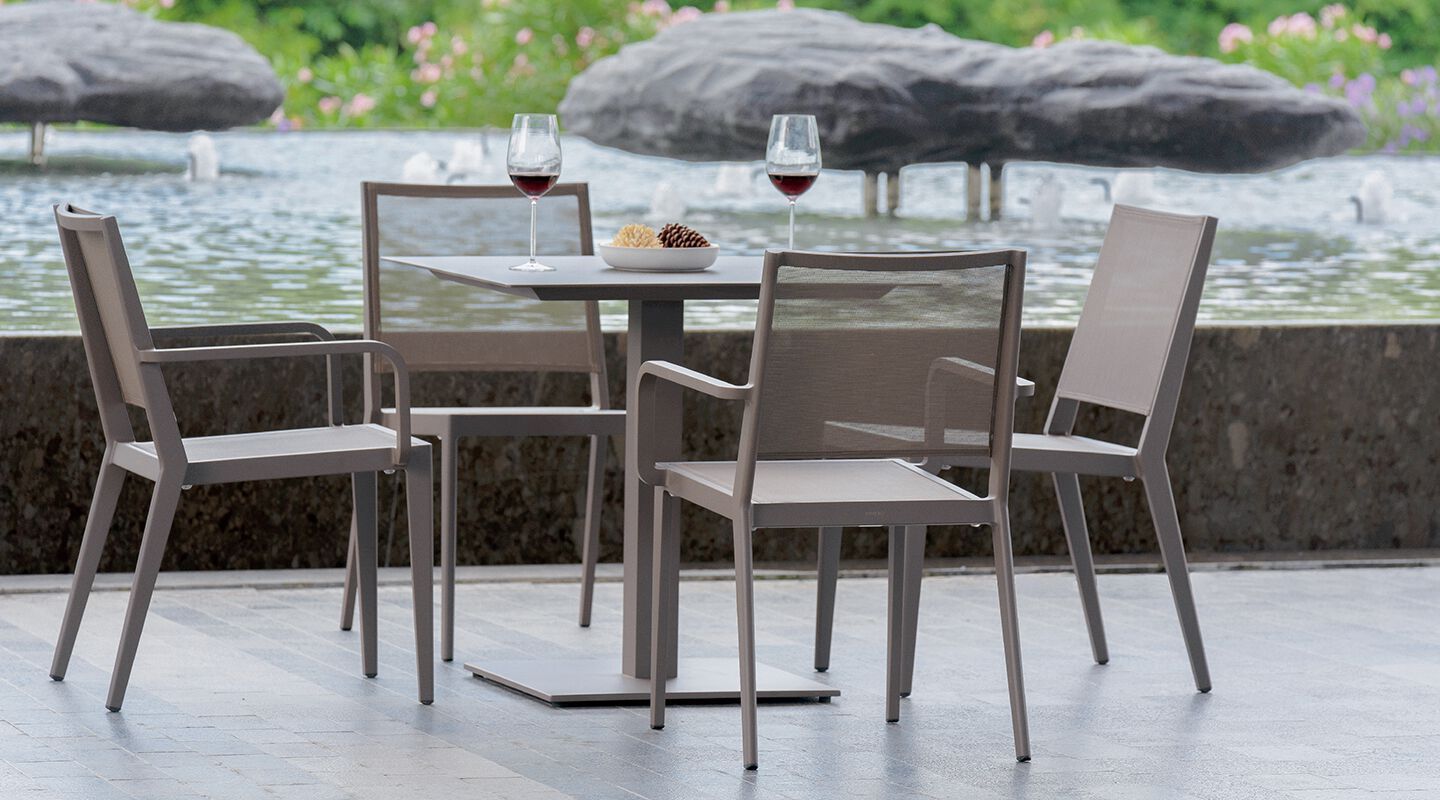 Batyline ® садовый стул с алюминиевой рамой VINEKO Элиза ARCH-00141772 - Вид №2