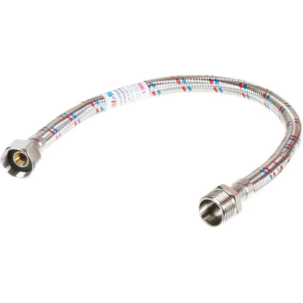 Гибкая подводка для воды Equation 1/2" штуцер-гайка 60 см STLM-2199518 - Вид №1