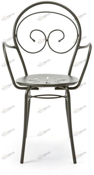 Vermobil Штабелируемый металлический садовый стул с подлокотниками Mimmo Sp111