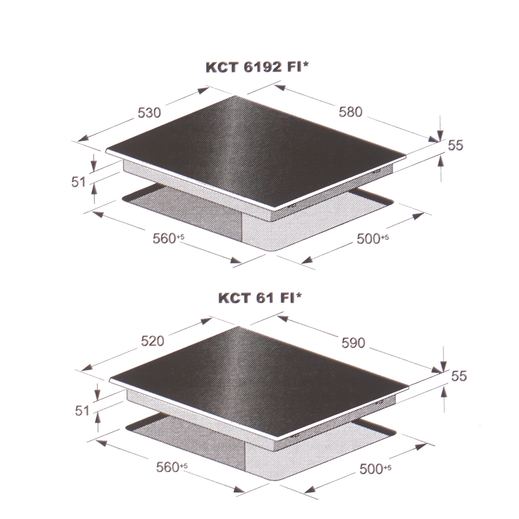 9229081 Индукционная варочная поверхность Kaiser KCT 6192 FI Em STDN-0111654 - Вид №7
