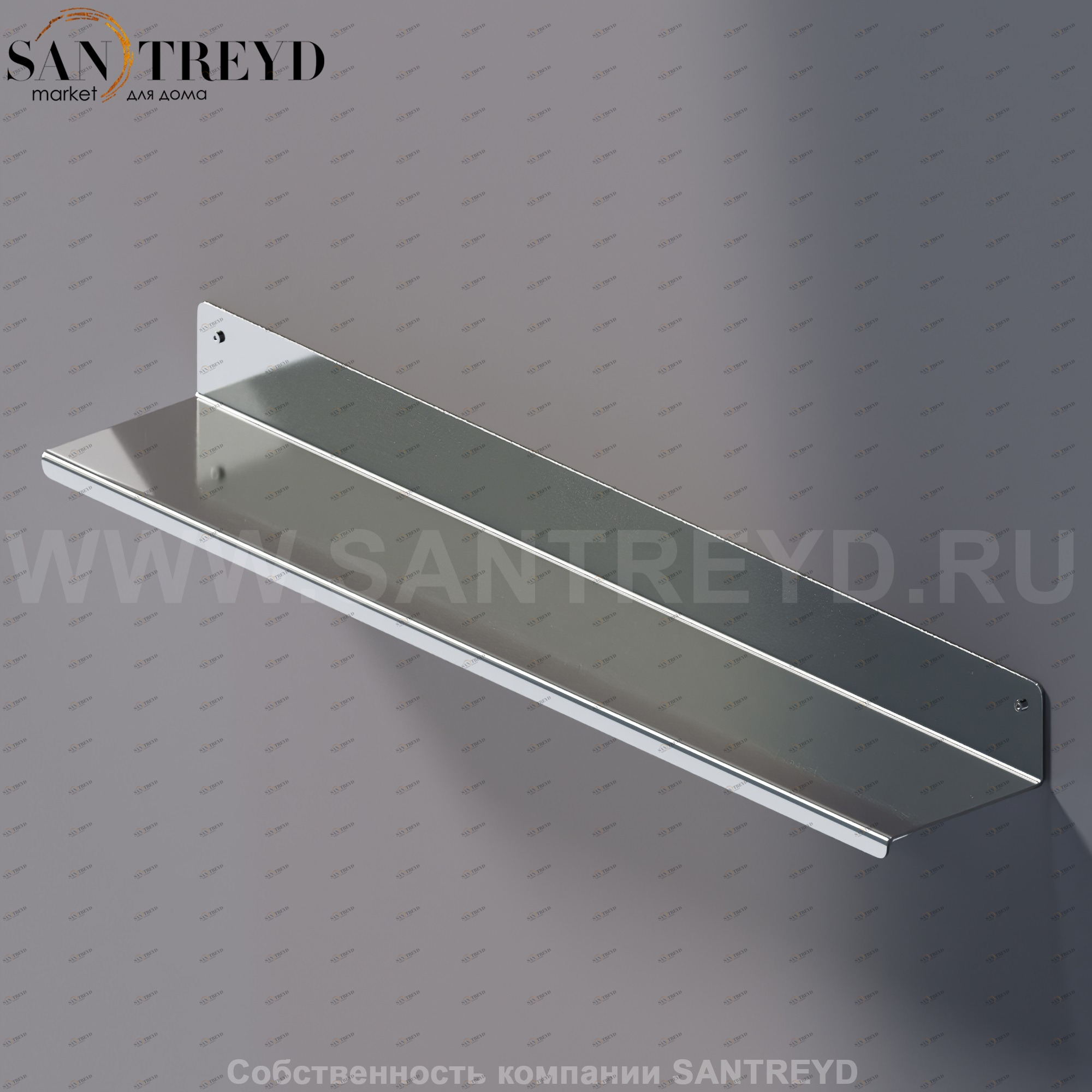 Agape MACH 2 Полка 60 см хромированная AMC20921A