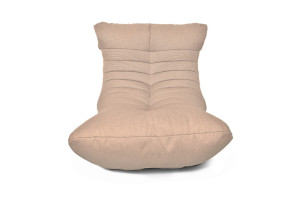 17742820 Кресло-мешок Кокон в рогожке Bahama - Beige, XL К-516 Relax line