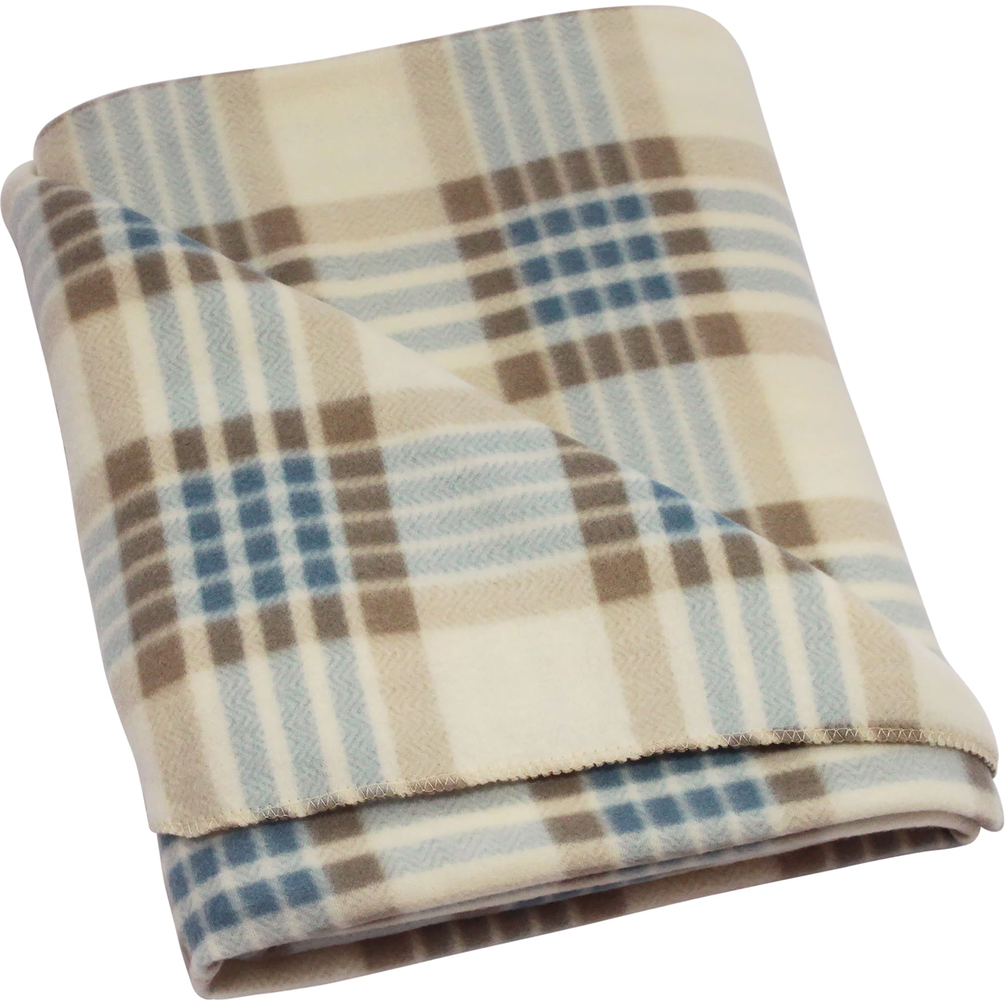 82553709 Плед «Basic» 130x170 см флис цвет серо-голубой Santreyd  - Вид №2