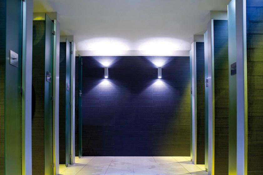 SIMES Металлогалогенный светодиодный уличный настенный светильник с прямым и отраженным светом Slot sun-id-1474548 - Вид №9