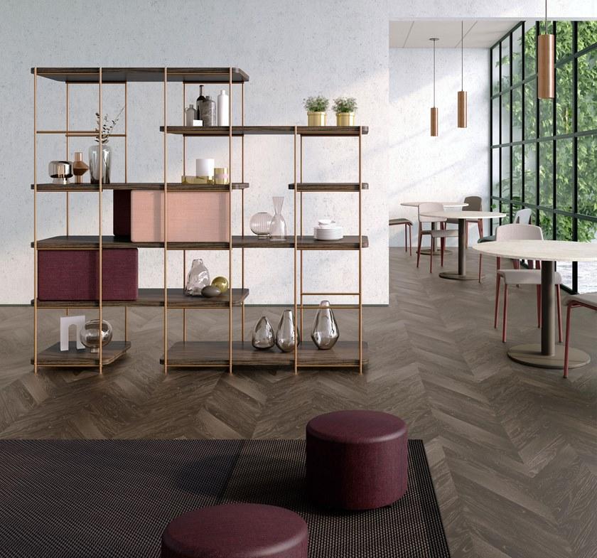 Momocca Модульный двухсторонний книжный шкаф Julia Je03 - Вид №2