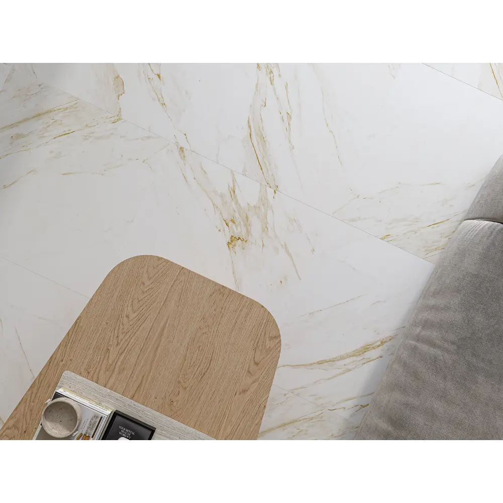 Глазурованный керамогранит Gracia Ceramica Kleo 60x60 см 1.44 м² матовый цвет белый STLM-2101610 - Вид №4