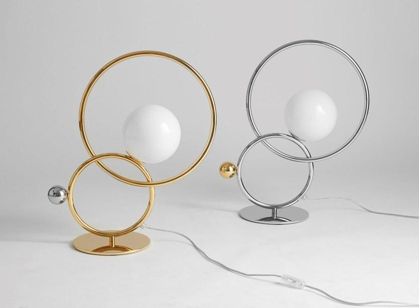 VeniceM Настольная светодиодная лампа из латуни с диммером Zoe sun-id-1486283 - Вид №2