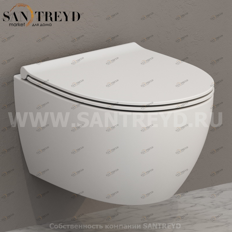 MDS04BO Подвесной унитаз настенный Белый Ceramica Globo 4ALL Италия