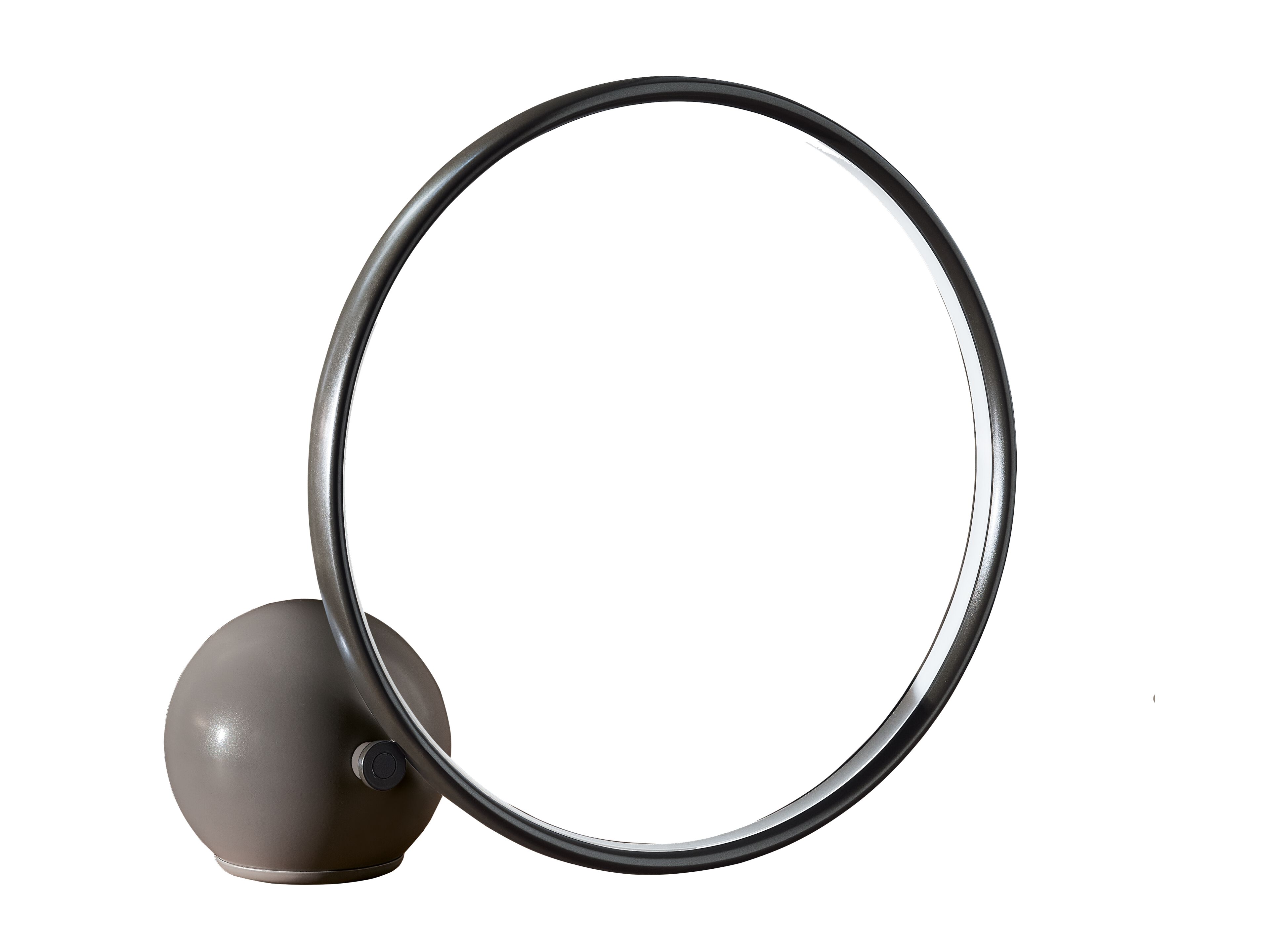 Стальная светодиодная настольная лампа с диммером Bontempi Casa Circle ARCH-00043848