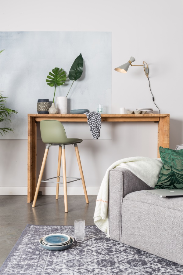 Стул барный Albert Kuip белый Zuiver 1500057 - Вид №1