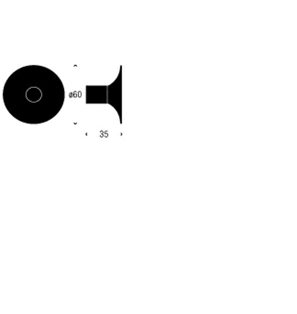 FROST LULU Ø60mm » черный / полированный Нержавеющая сталь Черный / полированный L1060-B  - Вид №3