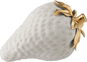 10621477 Klimenkoff Украшение "Клубника" с золотом Фарфор, Керамика