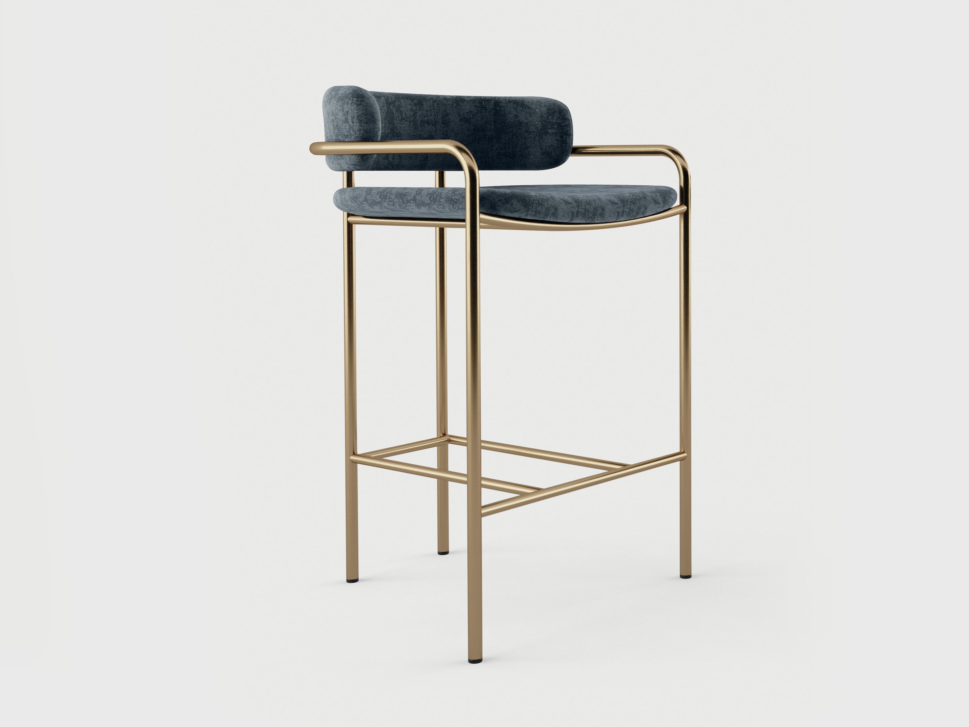 Высокий стул с подставкой для ног Galbiati Exclusive Interiors ARCH-00042082