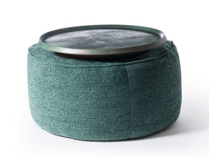 Полиуретановый светящийся лоток ткань круглый пуф