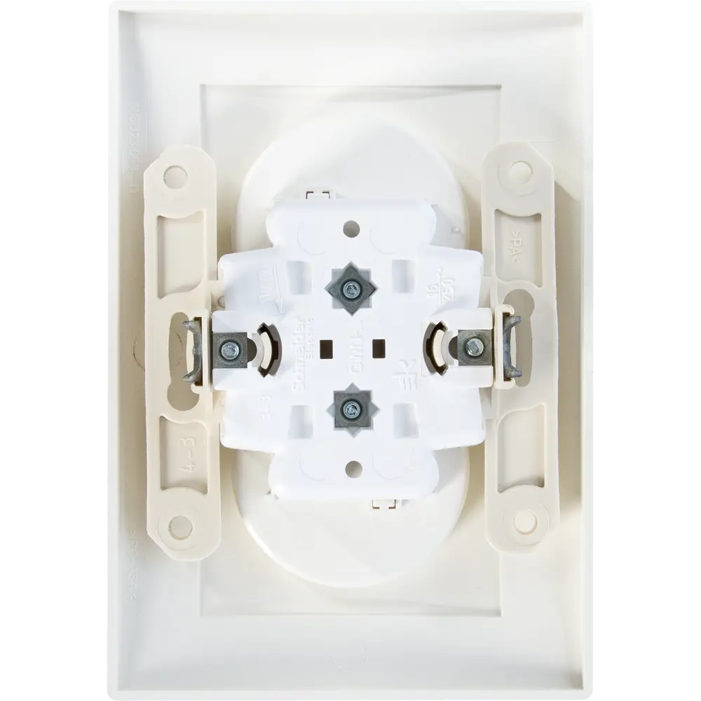 Розетка двойная встраиваемая Systeme Electric Unica без заземления, цвет бежевый STLM-2181493 - Вид №2