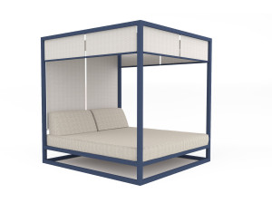 Садовая кровать с балдахином