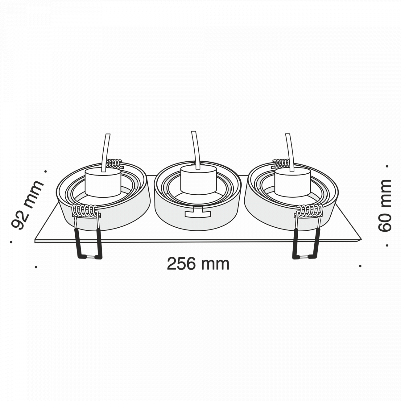 Встраиваемый спот серебряный Technical Atom DL024-03S TECHNICAL DOWNLIGHT 00-3957182 Серебро  - Вид №3