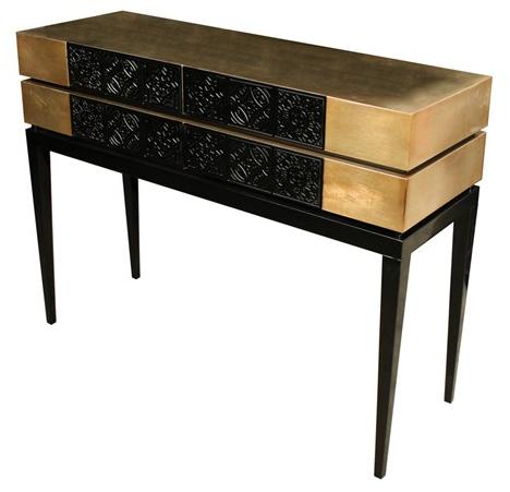 Malabar Лакированная прямоугольная консоль с ящиками Virtuoso sun-id-1427580 - Вид №1