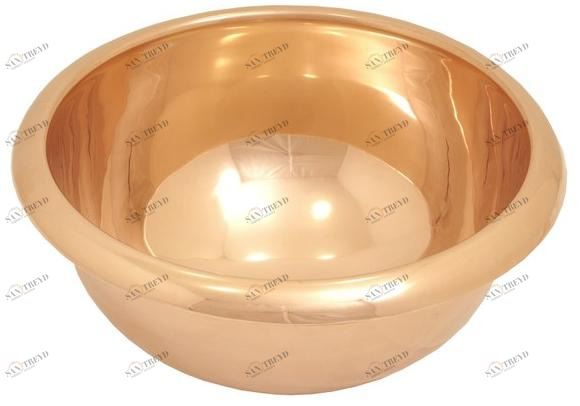 Lvcp01 Накладная раковина на столешницу  овальная BLEU PROVENCE Lavabi in metallo