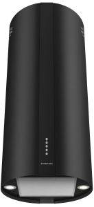 9243929 Вытяжка островная Meferi TUBE40BK ISLA POWER черный/черный